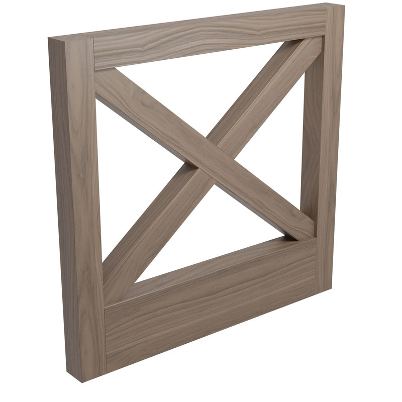 Trimmable Island End Panel - Species:Walnut - Size:3" x 36" x 34-1/2"